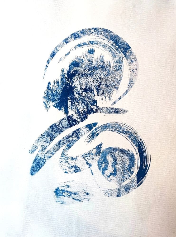 Cyanodessin n° 9 — Hugo-Pierre EXBRAYAT