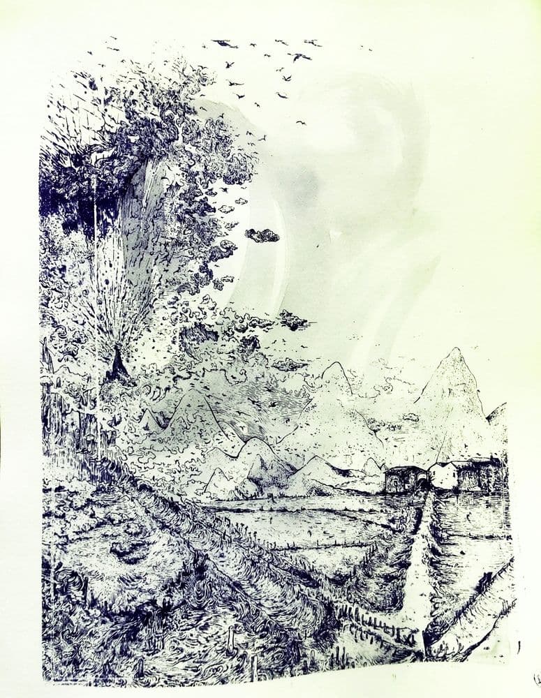 Cyanodessin n°1 — Hugo-Pierre EXBRAYAT