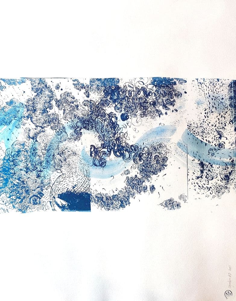 Cyanodessin n° 3 — Hugo-Pierre EXBRAYAT