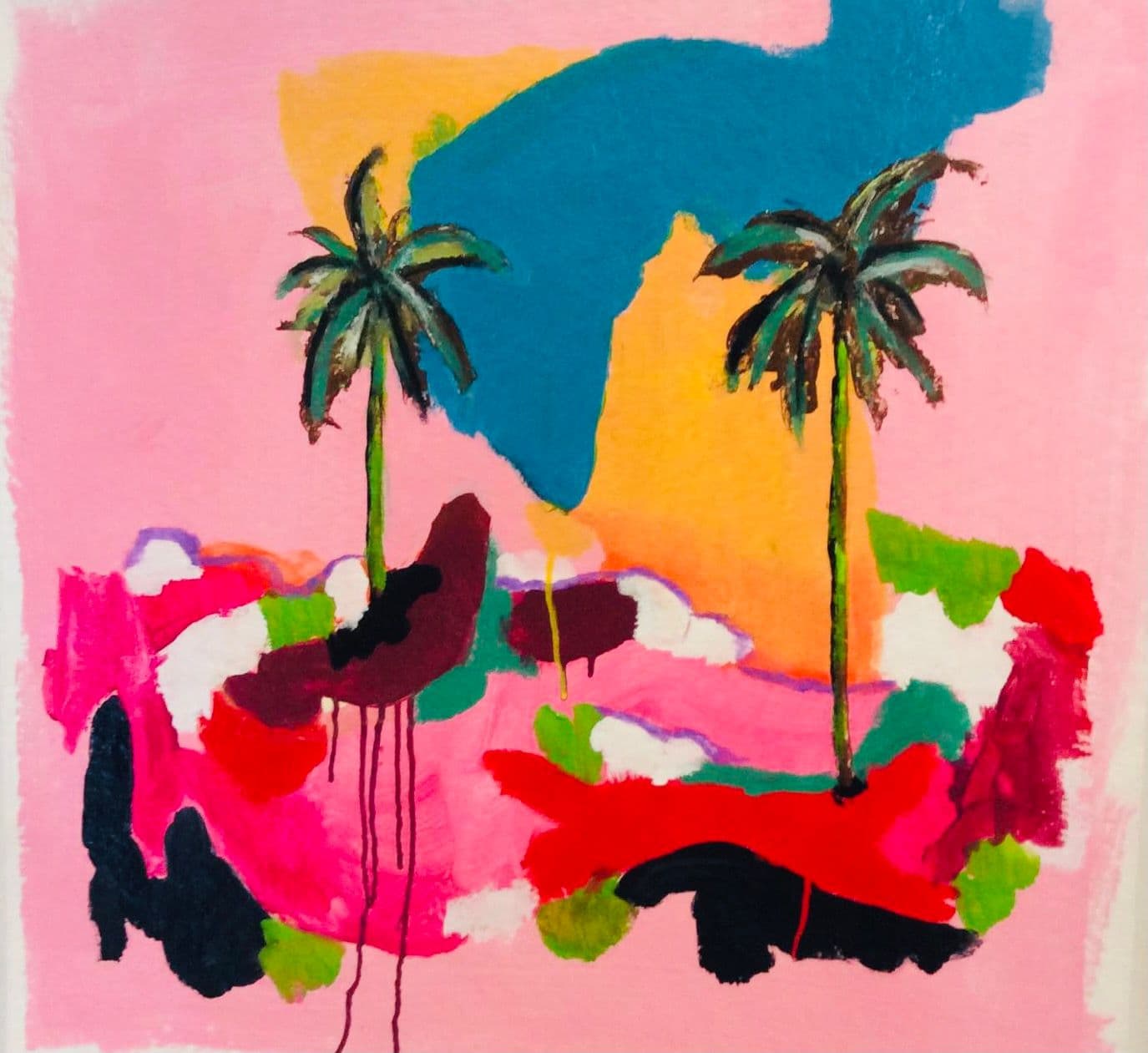 Pink palm trees 1 — Gilles Bingisser